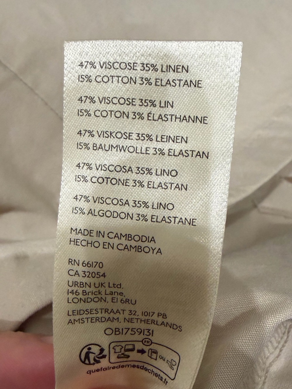 Anthropologie Mock Neck Sleeveless Seamed Dress Light Beige Neutral Size Large - Picture 12 of 14